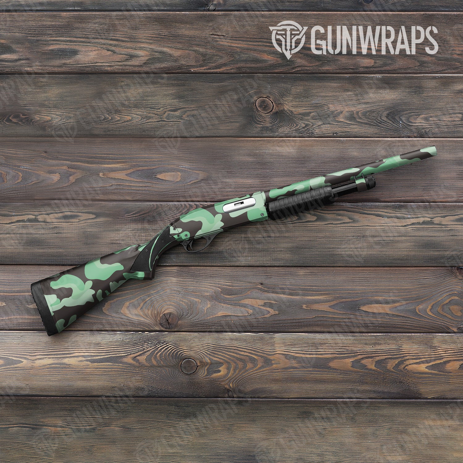 Shotgun Classic XL Mint Chocolate Chip Camo Gun Skin Vinyl Wrap