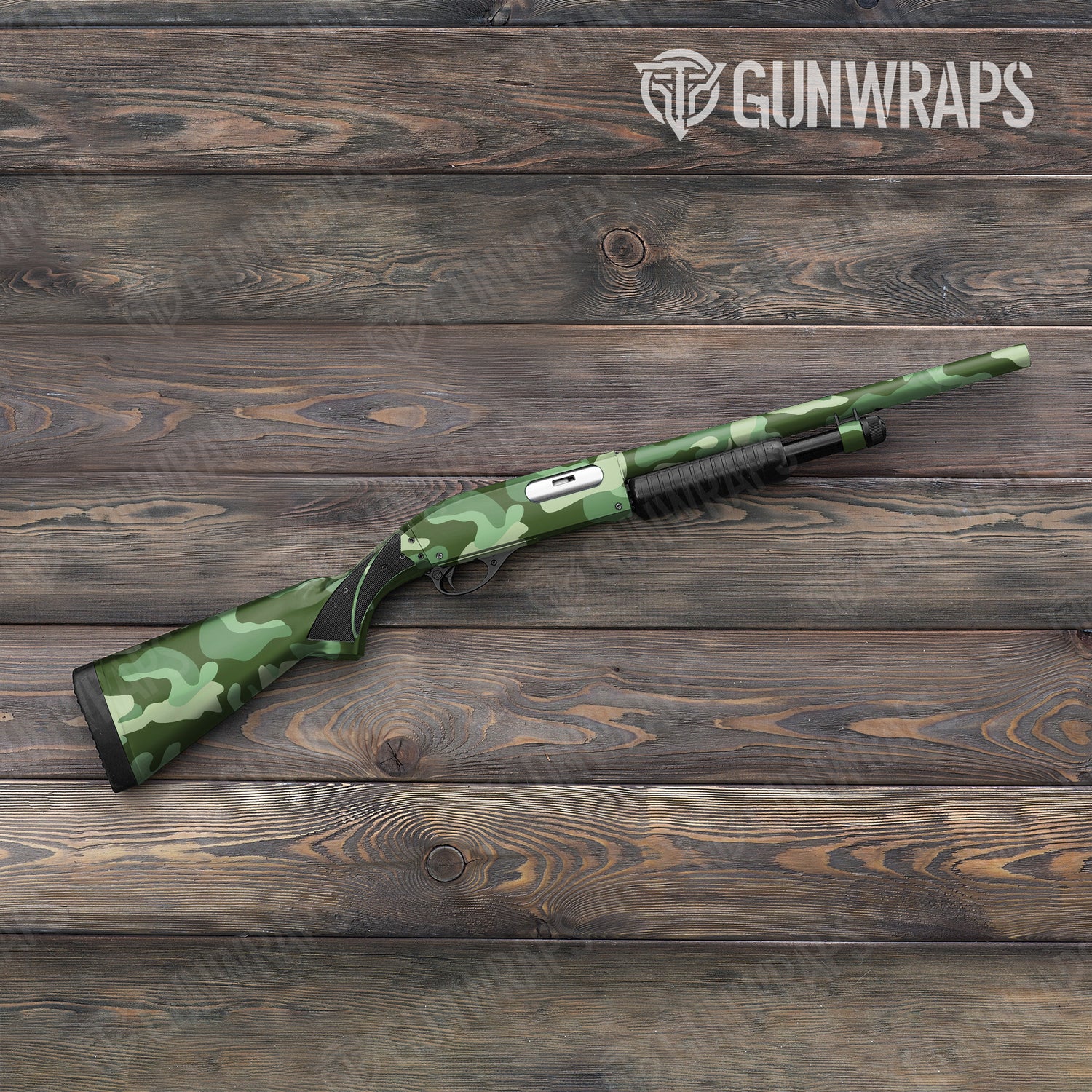 Shotgun Classic XL Pistachio Camo Gun Skin Vinyl Wrap