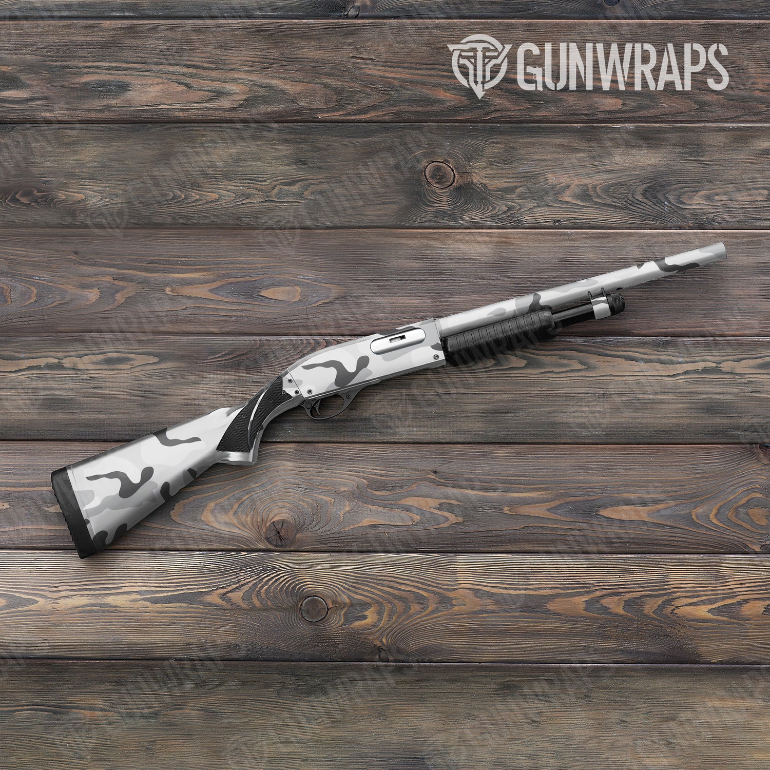 Shotgun Classic XL Snow Camo Gun Skin Vinyl Wrap