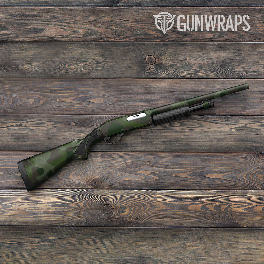 Shotgun Cumulus XL Army Dark Green Camo Gun Skin Vinyl Wrap