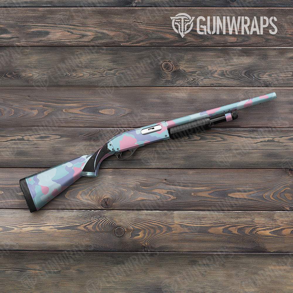 Shotgun Cumulus XL Cotton Candy Camo Gun Skin Vinyl Wrap