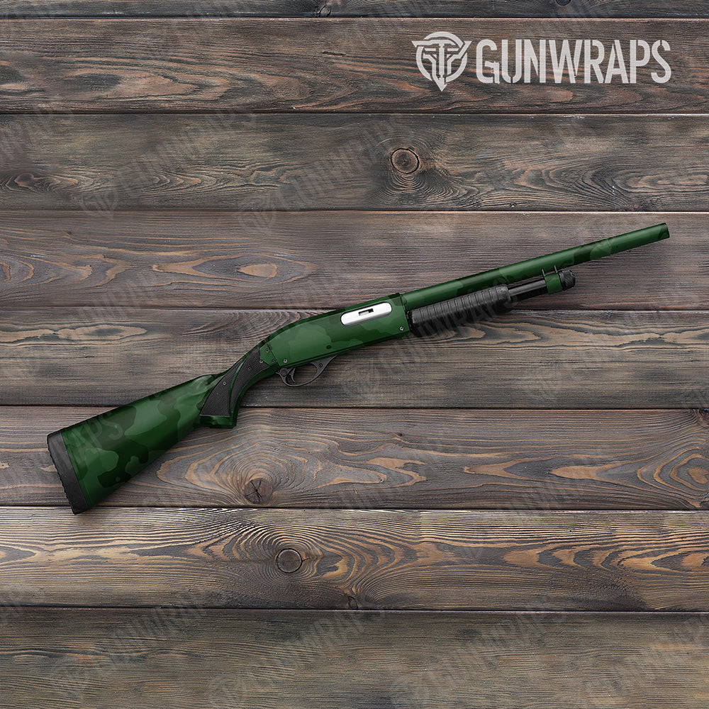 Shotgun Cumulus XL Elite Green Camo Gun Skin Vinyl Wrap