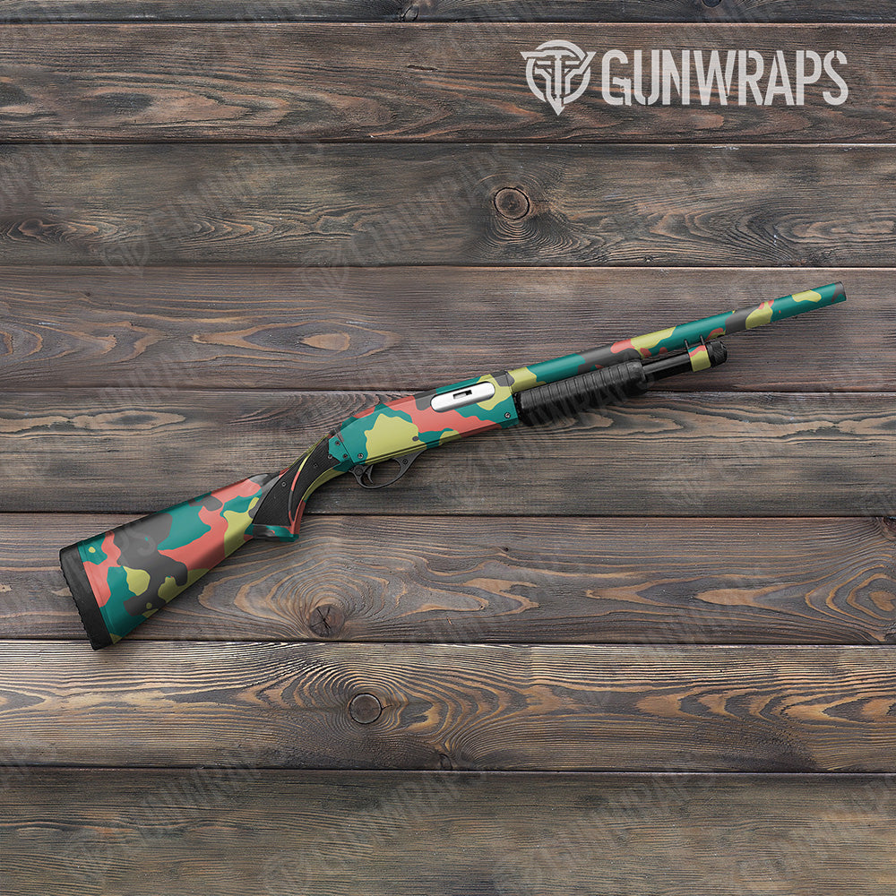 Shotgun Cumulus XL Fiesta Camo Gun Skin Vinyl Wrap