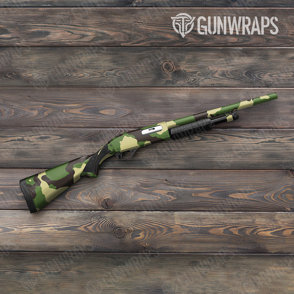 Shotgun Cumulus XL Jungle Camo Gun Skin Vinyl Wrap