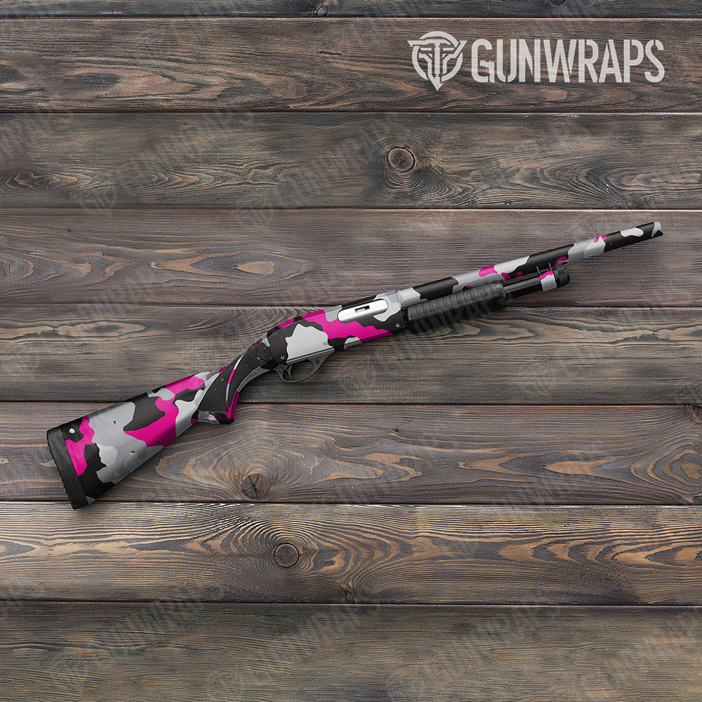 Shotgun Cumulus XL Magenta Tiger Camo Gun Skin Vinyl Wrap