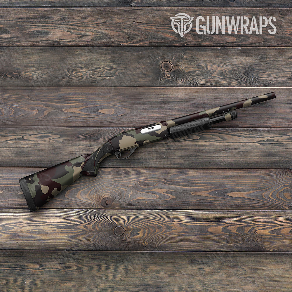 Shotgun Cumulus XL Militant Blood Camo Gun Skin Vinyl Wrap