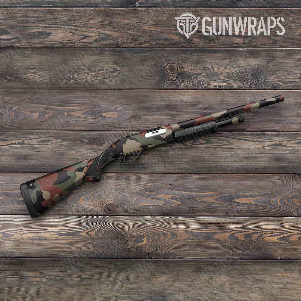 Shotgun Cumulus XL Militant Copper Camo Gun Skin Vinyl Wrap