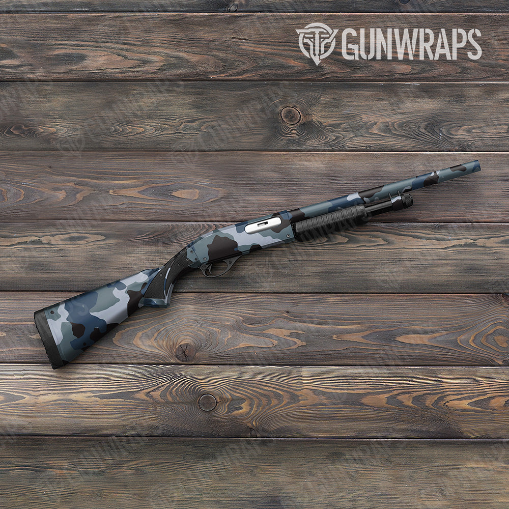 Shotgun Cumulus XL Navy Camo Gun Skin Vinyl Wrap