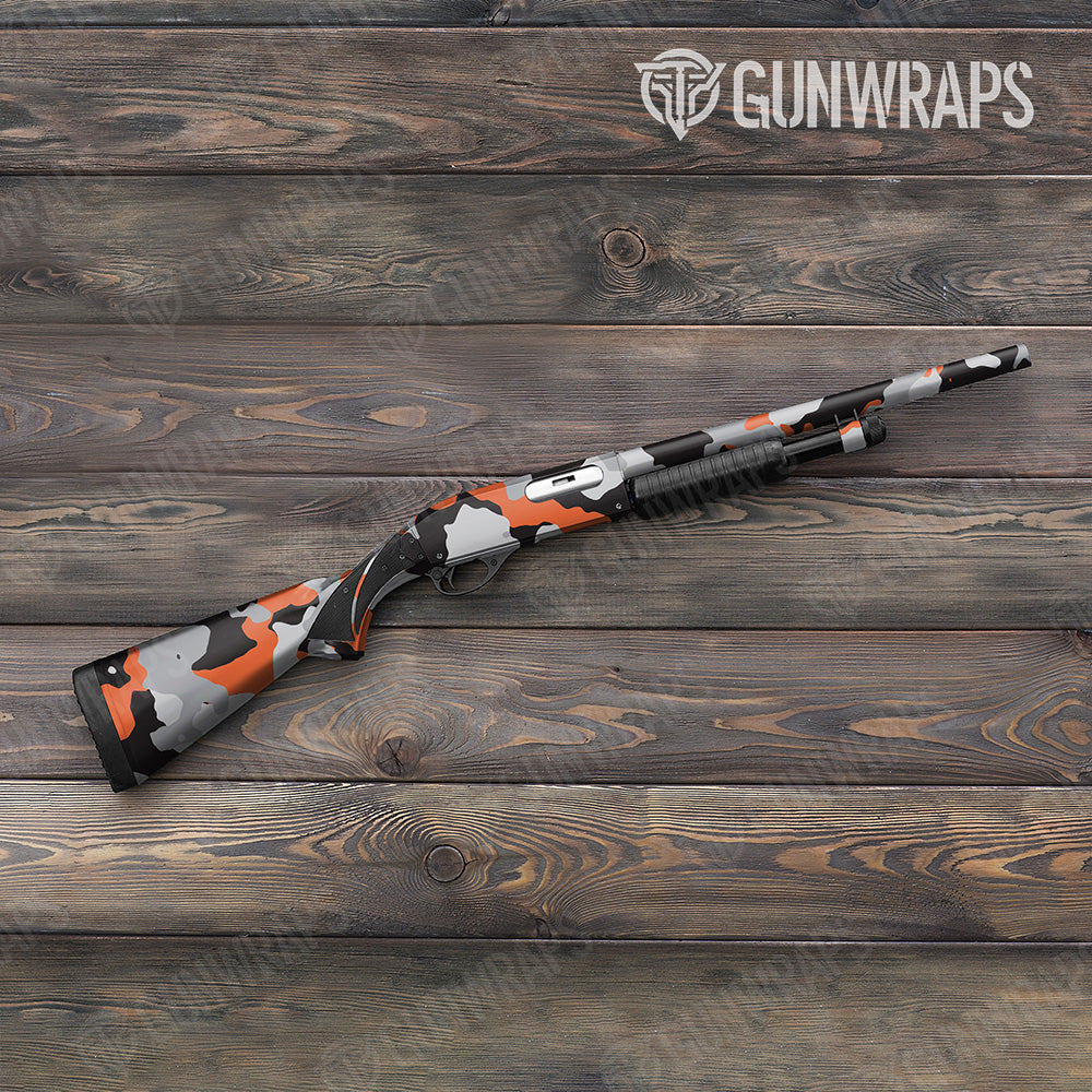 Shotgun Cumulus XL Orange Tiger Camo Gun Skin Vinyl Wrap