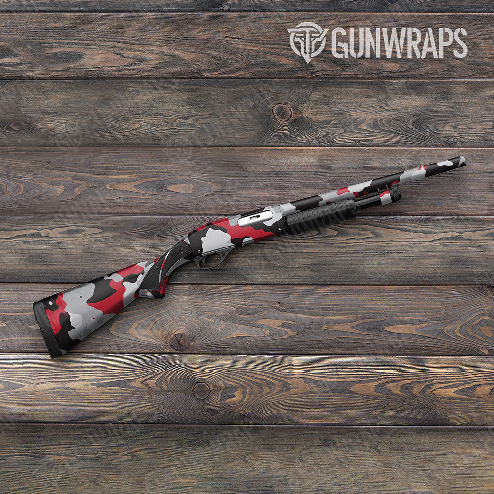 Shotgun Cumulus XL Red Tiger Camo Gun Skin Vinyl Wrap