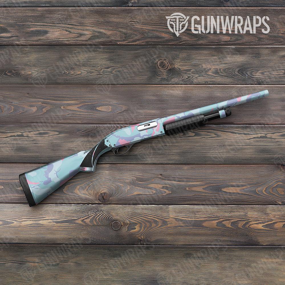 Shotgun Ragged XL Cotton Candy Camo Gun Skin Vinyl Wrap