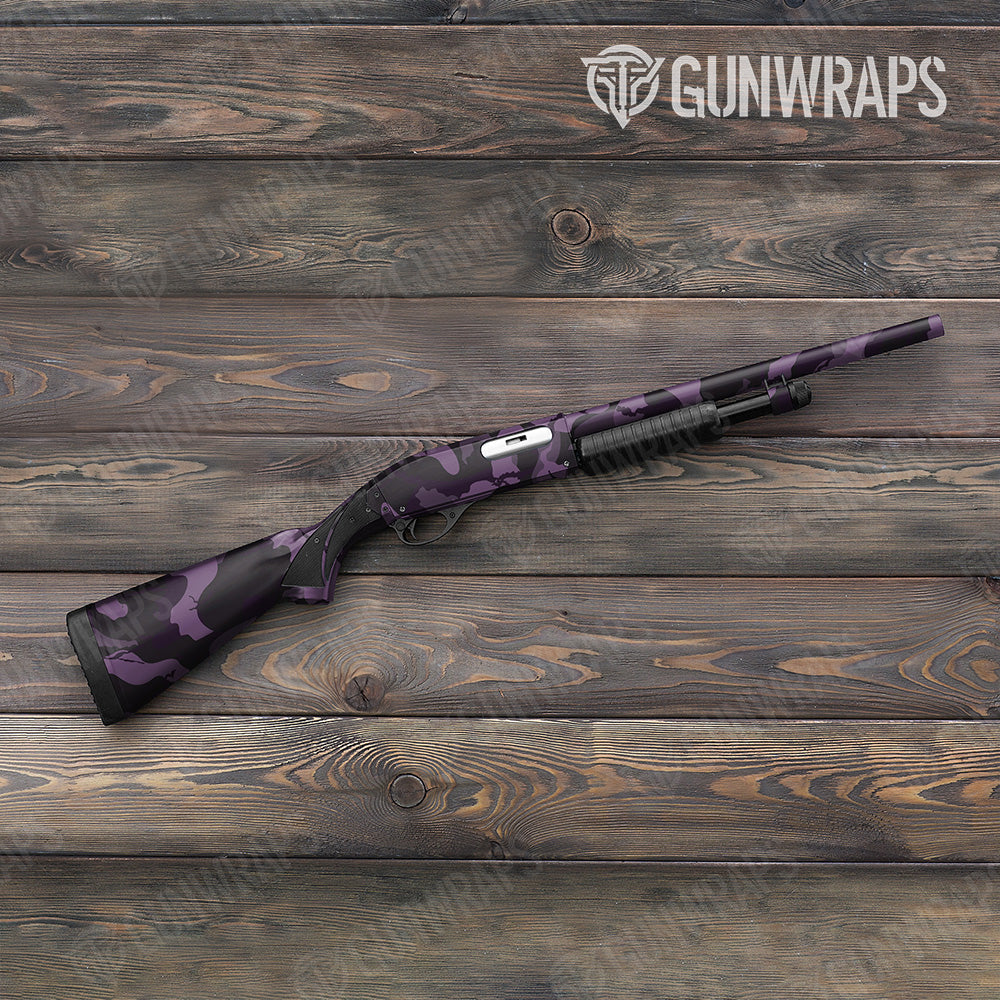 Shotgun Ragged XL Darkwing Camo Gun Skin Vinyl Wrap