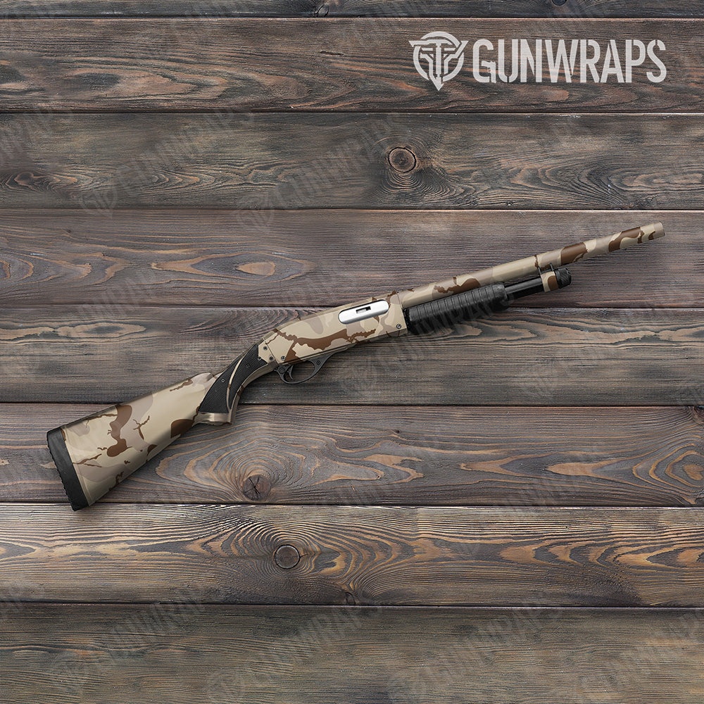 Shotgun Ragged XL Desert Camo Gun Skin Vinyl Wrap