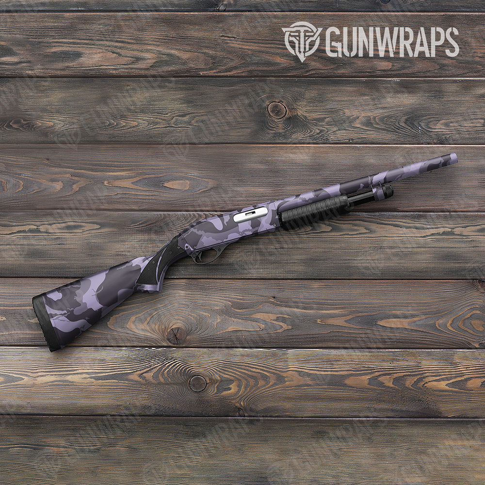 Shotgun Ragged XL Lilac Camo Gun Skin Vinyl Wrap