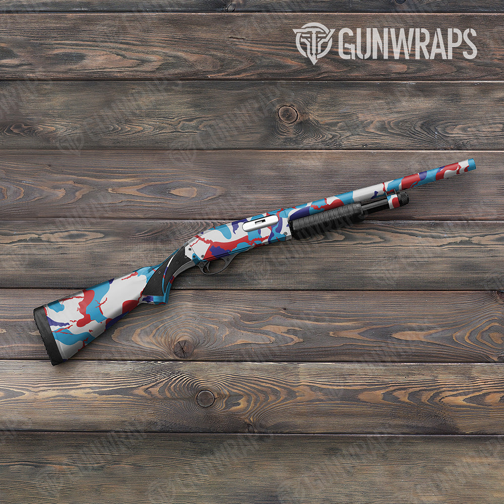 Shotgun Ragged XL Magenta Tiger Camo Gun Skin Vinyl Wrap