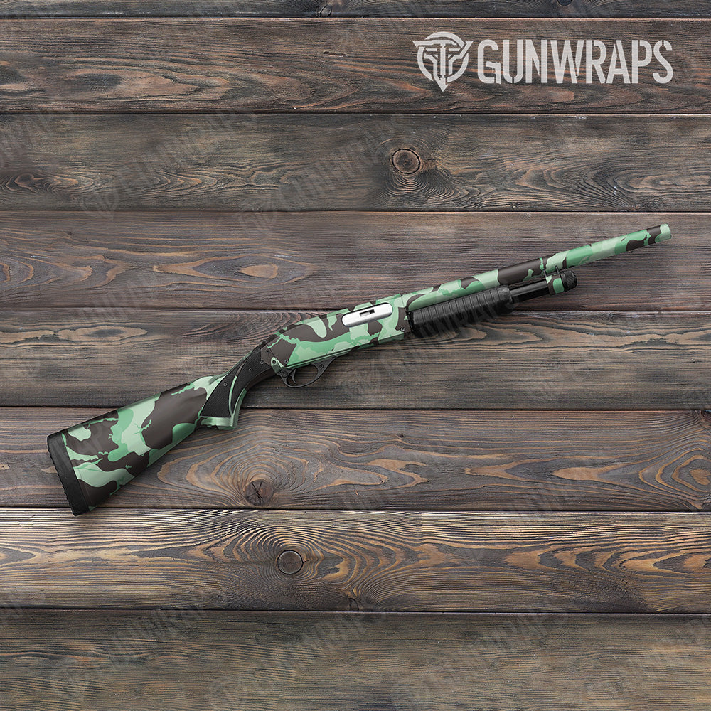 Shotgun Ragged XL M Series Camo Gun Skin Vinyl Wrap