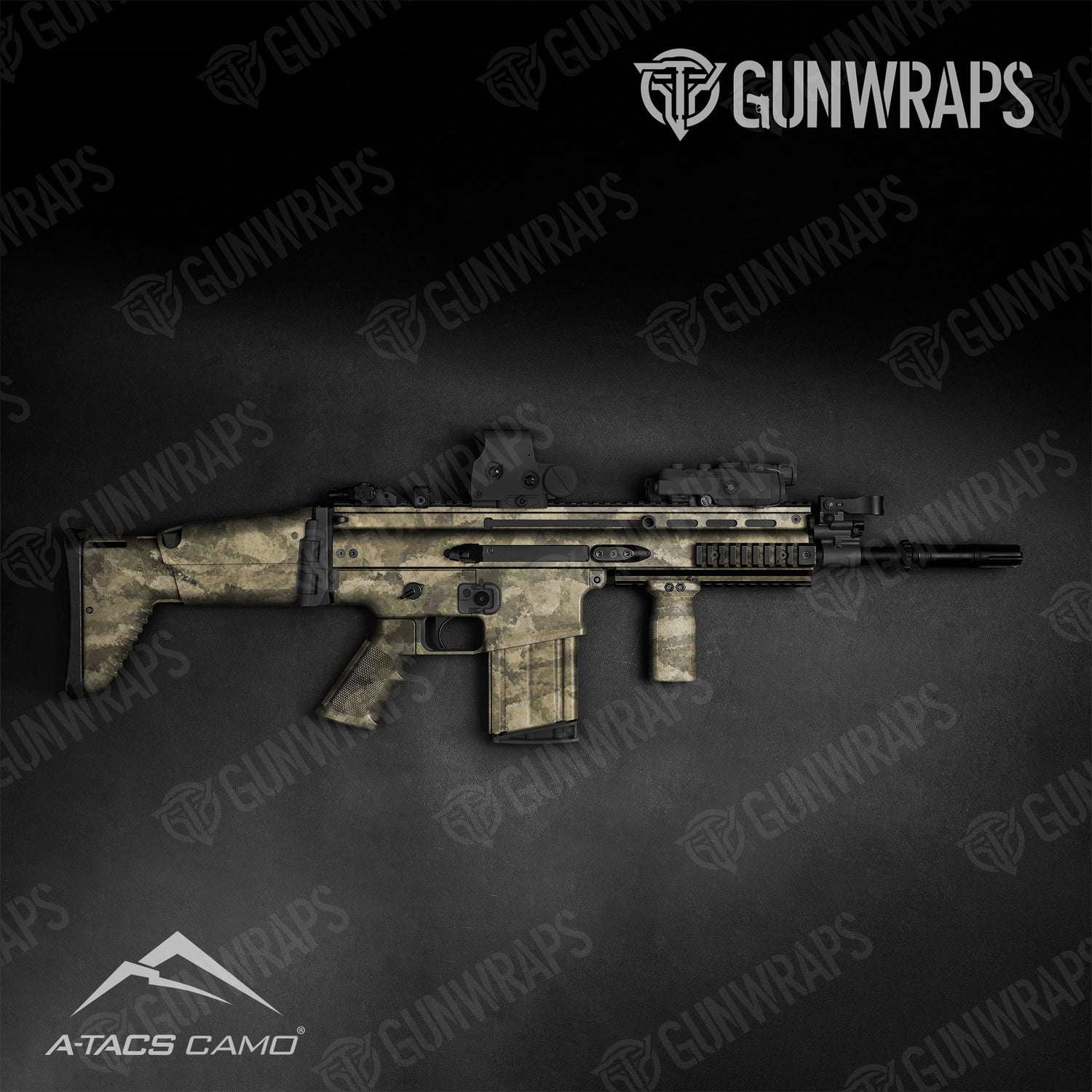 Tactical A-TACS AU-X Gun Skin Vinyl Wrap