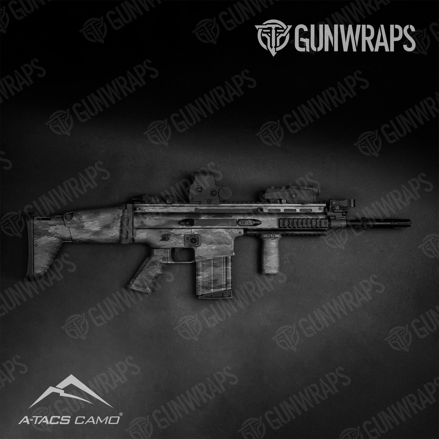 Tactical A-TACS Ghost Gun Skin Vinyl Wrap