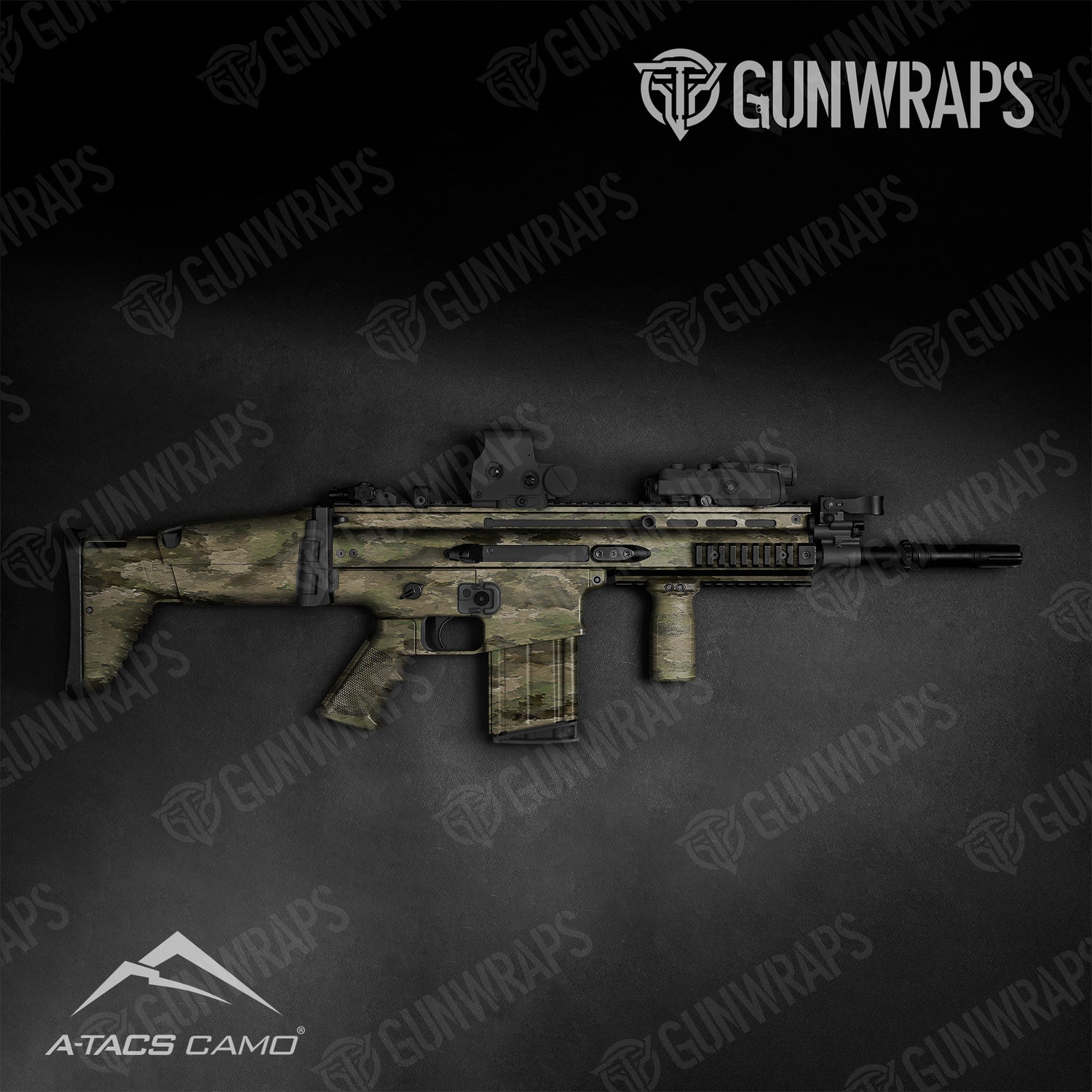 Tactical A-TACS iX Gun Skin Vinyl Wrap