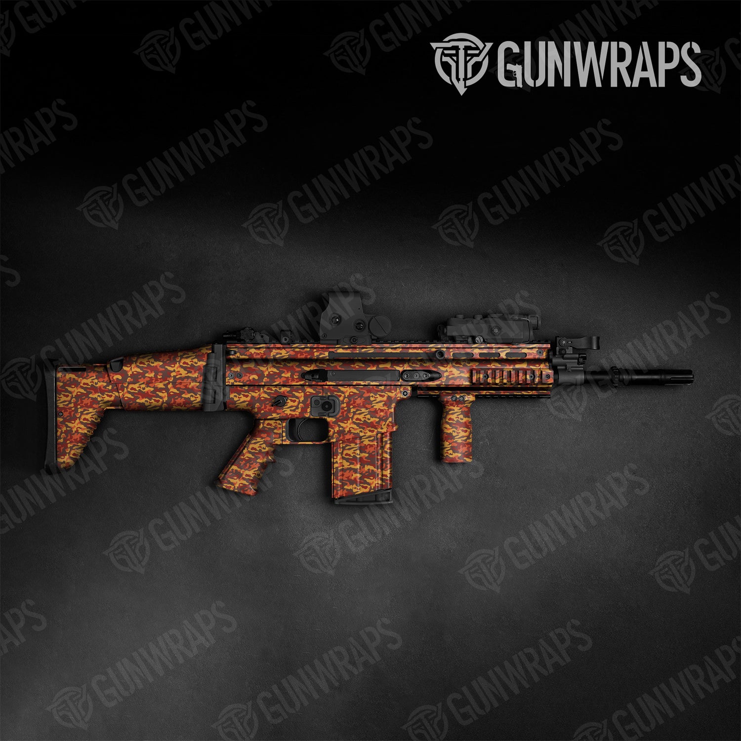 Tactical Classic Autumn Camo Gun Skin Vinyl Wrap