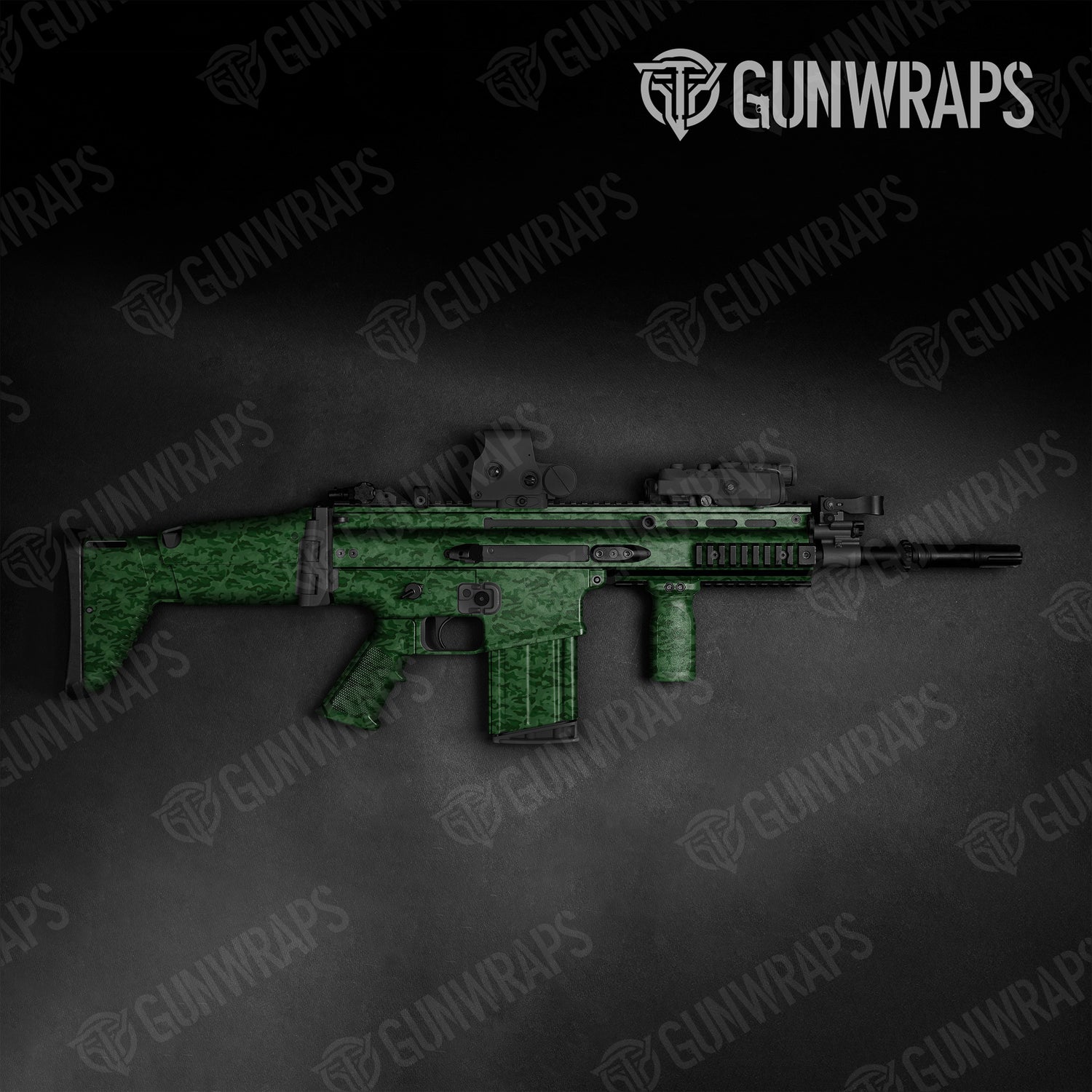 Tactical Classic Elite Green Camo Gun Skin Vinyl Wrap