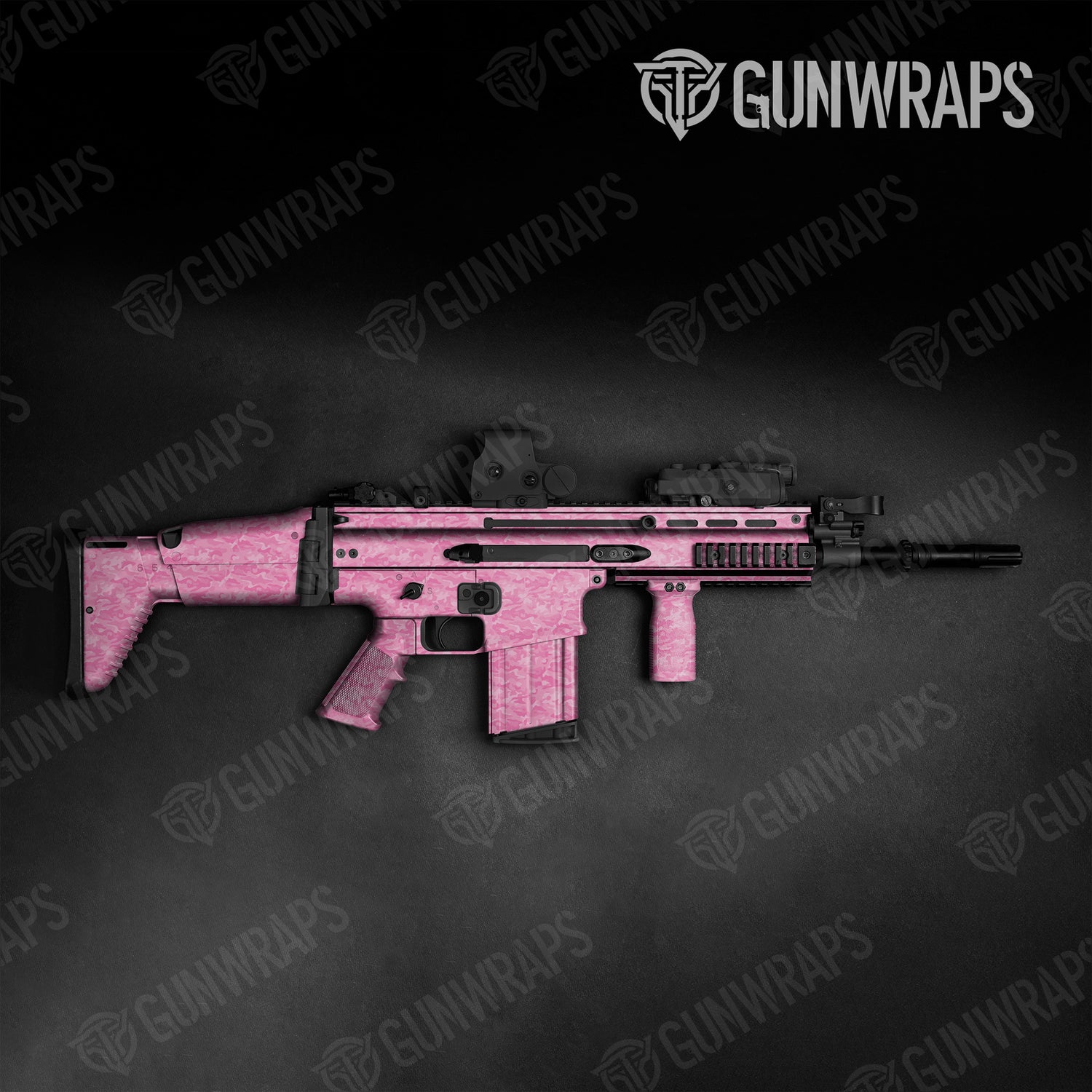 Tactical Classic Elite Pink Camo Gun Skin Vinyl Wrap