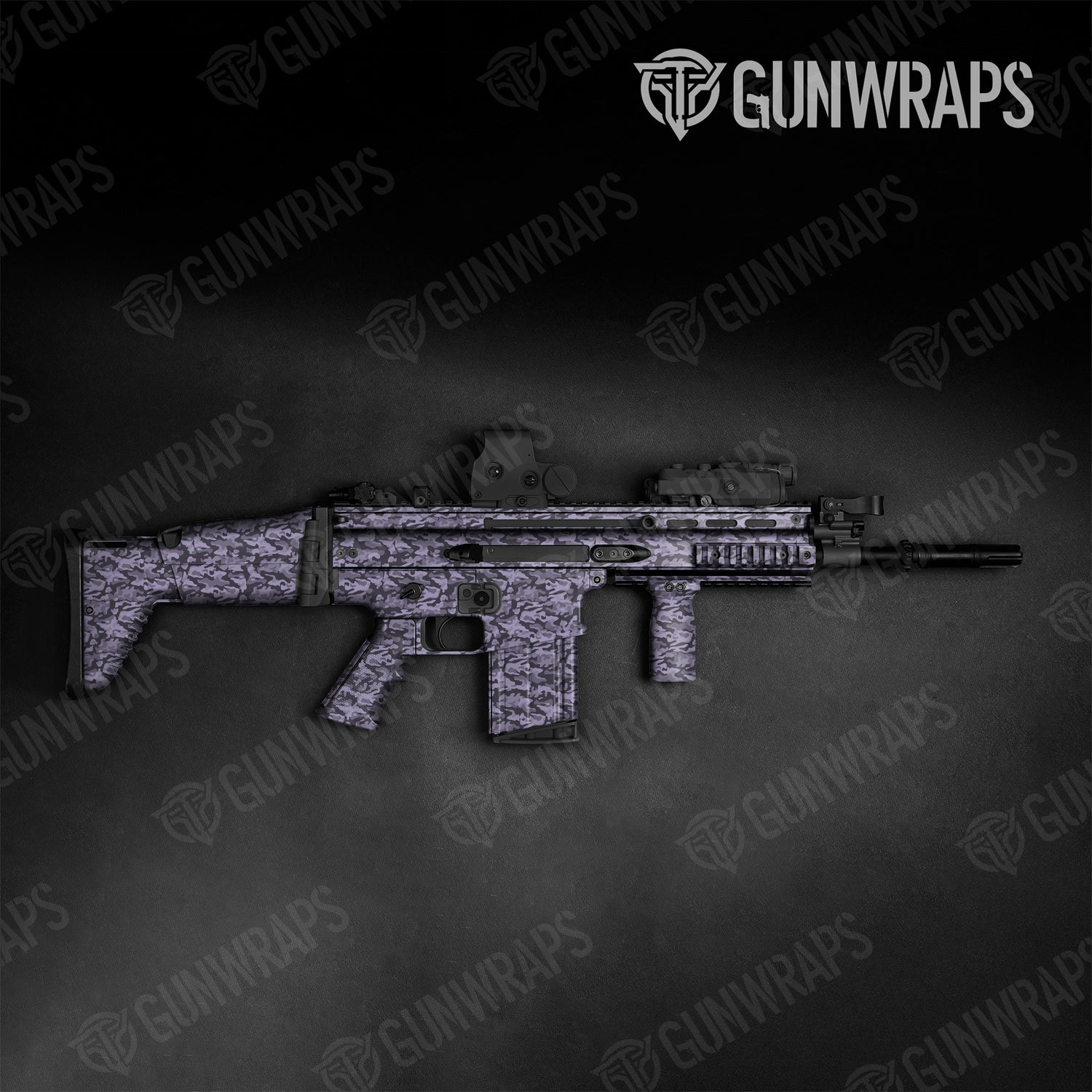 Tactical Classic Lilac Camo Gun Skin Vinyl Wrap