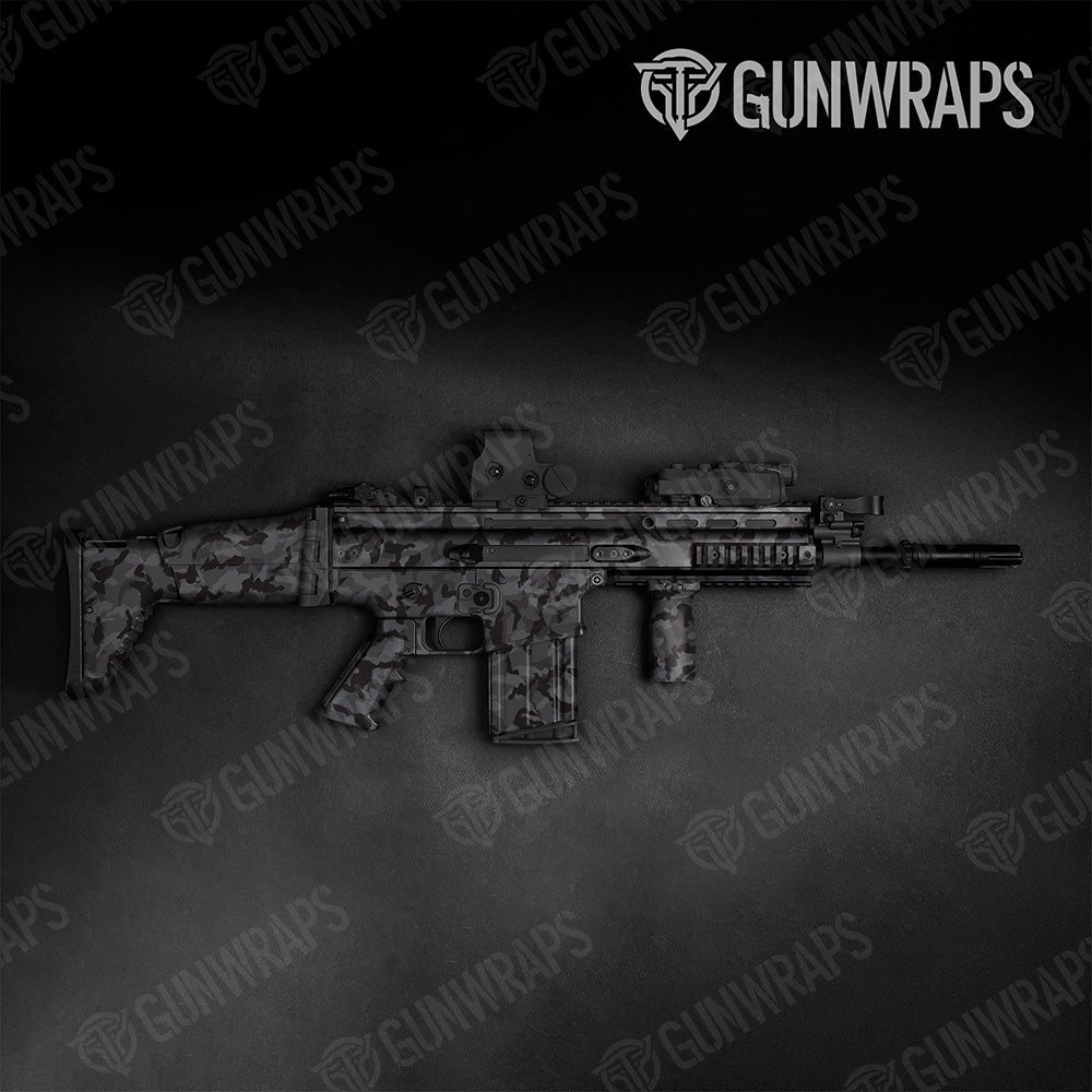 Tactical Erratic Elite Black Camo Gun Skin Vinyl Wrap