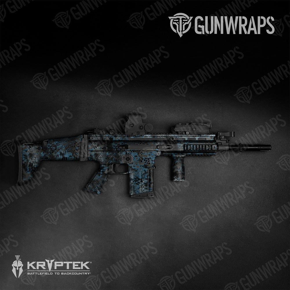 Tactical Kryptek Neptune Camo Gun Skin Vinyl Wrap