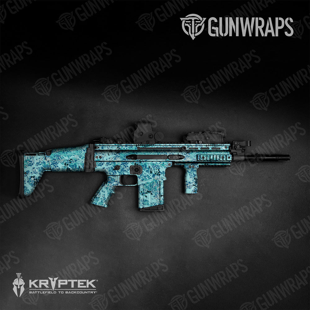 Tactical Kryptek Obskura Glacier Camo Gun Skin Vinyl Wrap