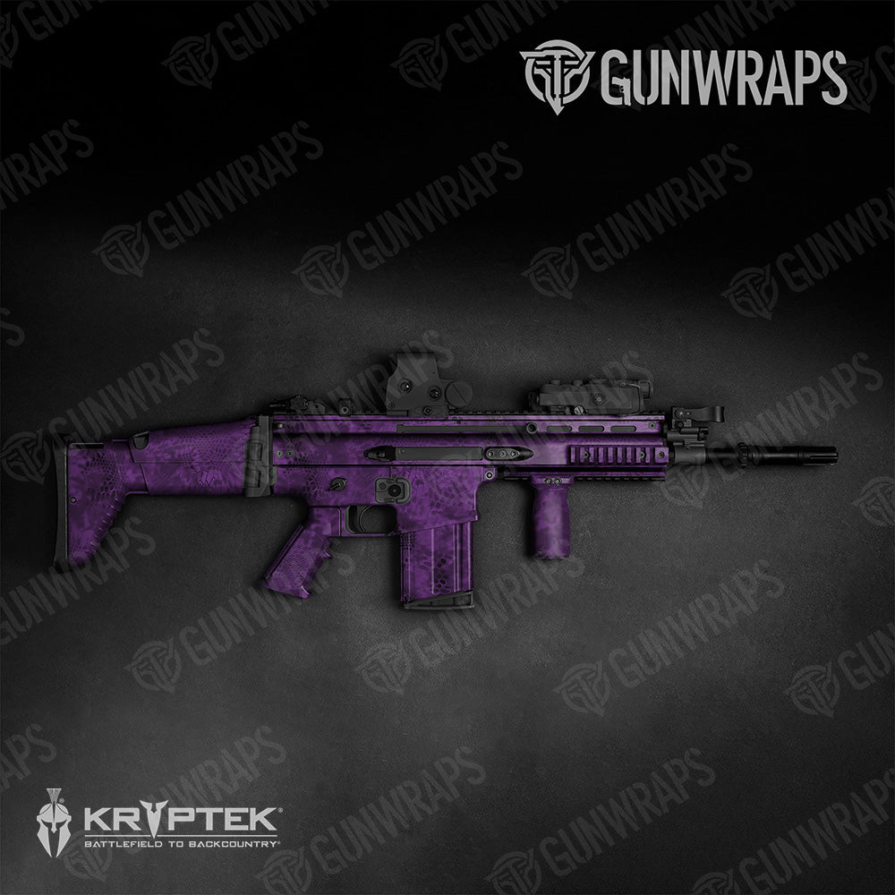 Tactical Kryptek Purple Camo Gun Skin Vinyl Wrap