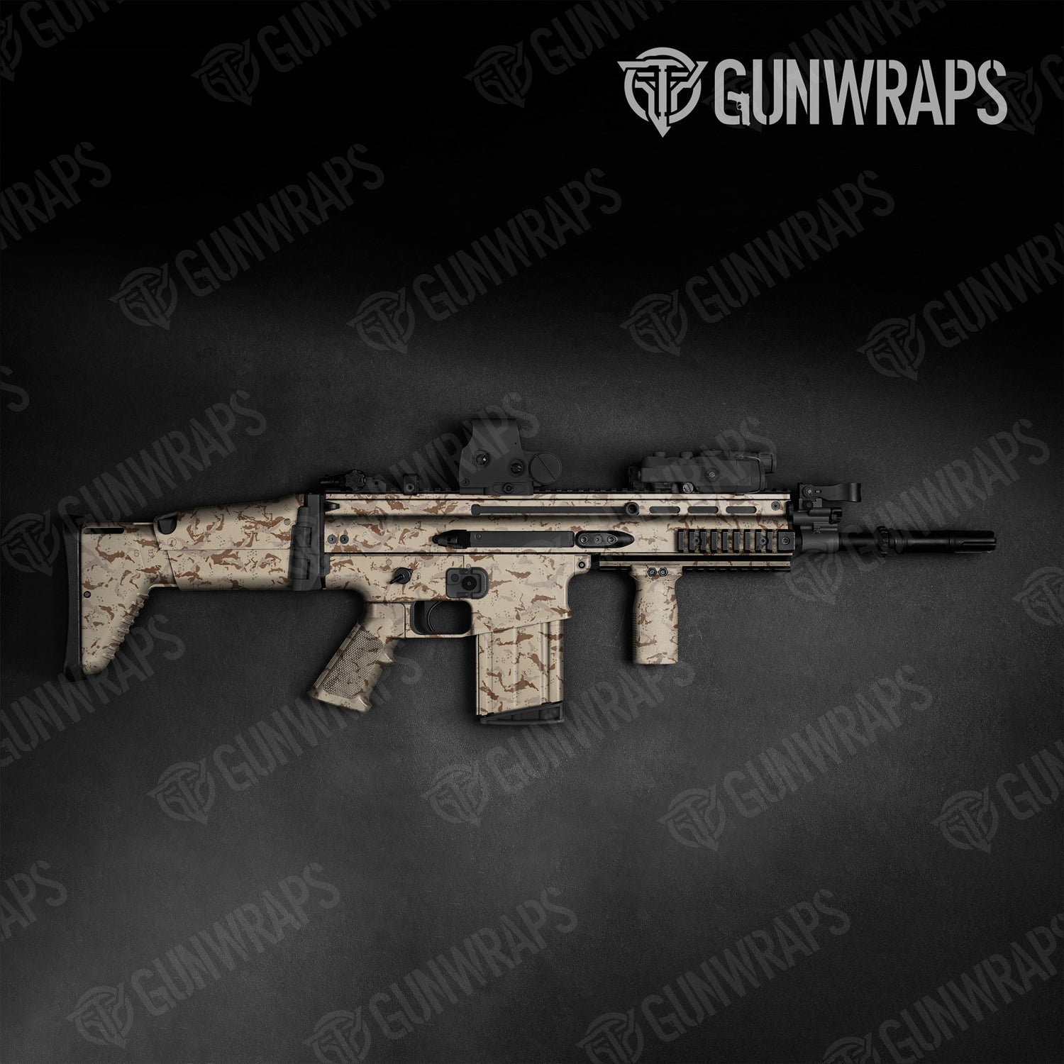 Tactical Battle Storm Original Desert Camo Gun Skin Vinyl Wrap