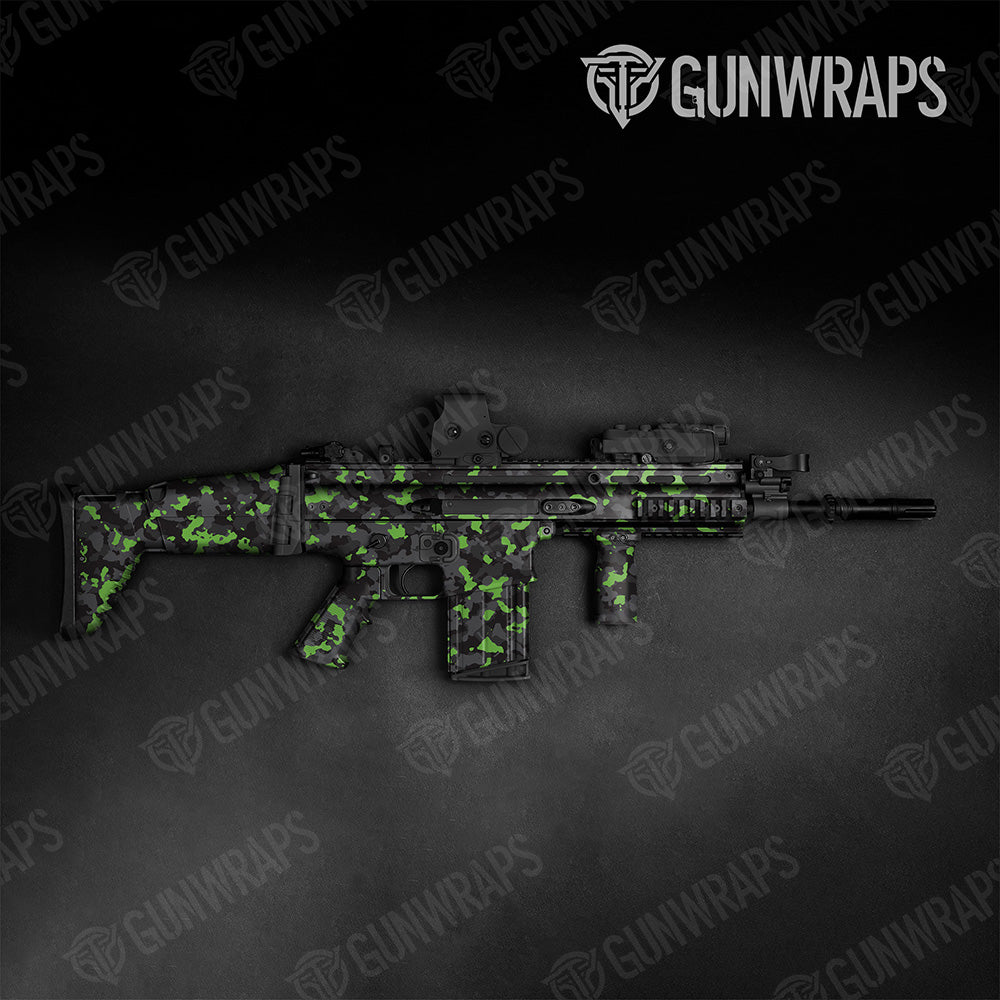 Tactical Cumulus Metro Green Camo Gun Skin Vinyl Wrap