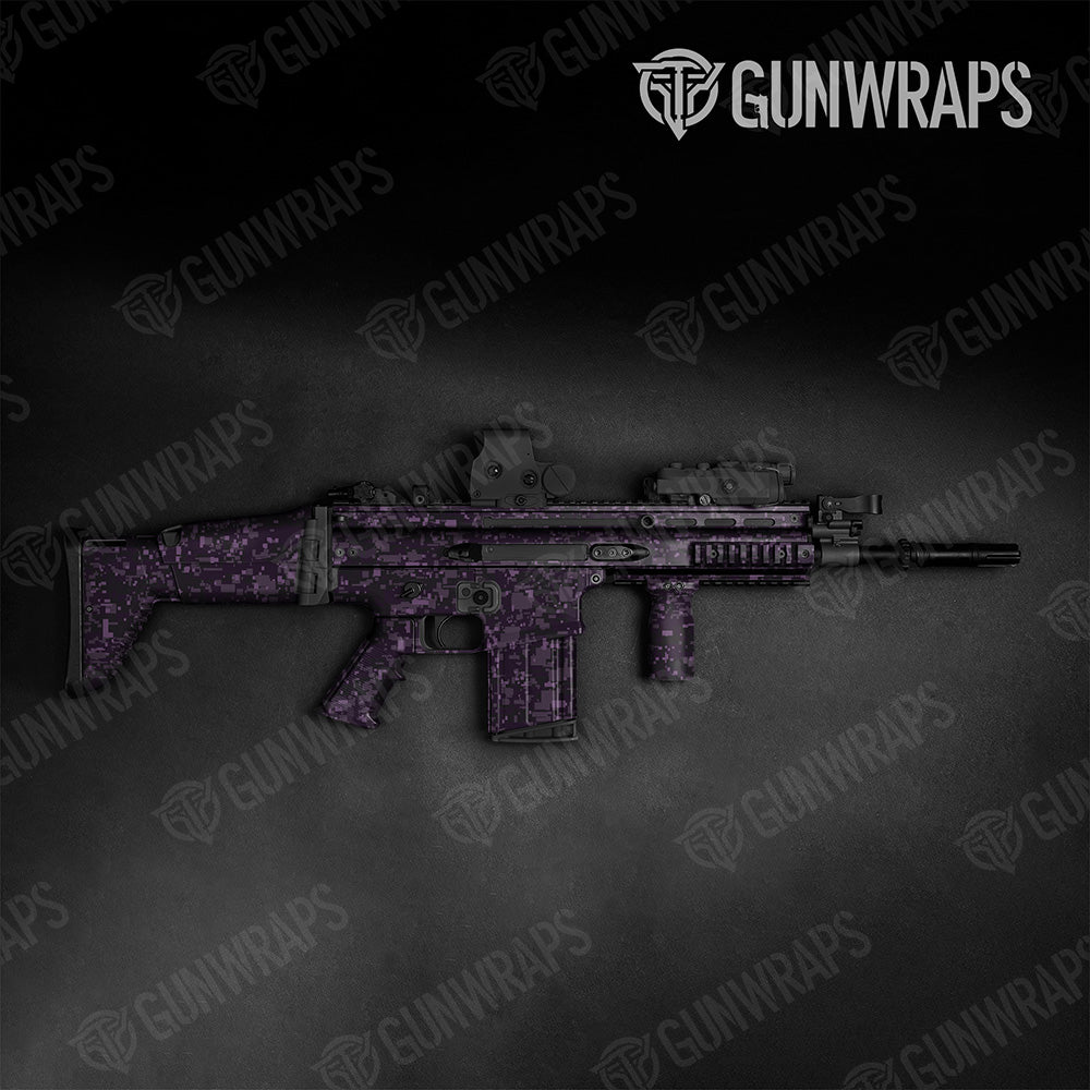 Tactical Digital Darkwing Camo Gun Skin Vinyl Wrap