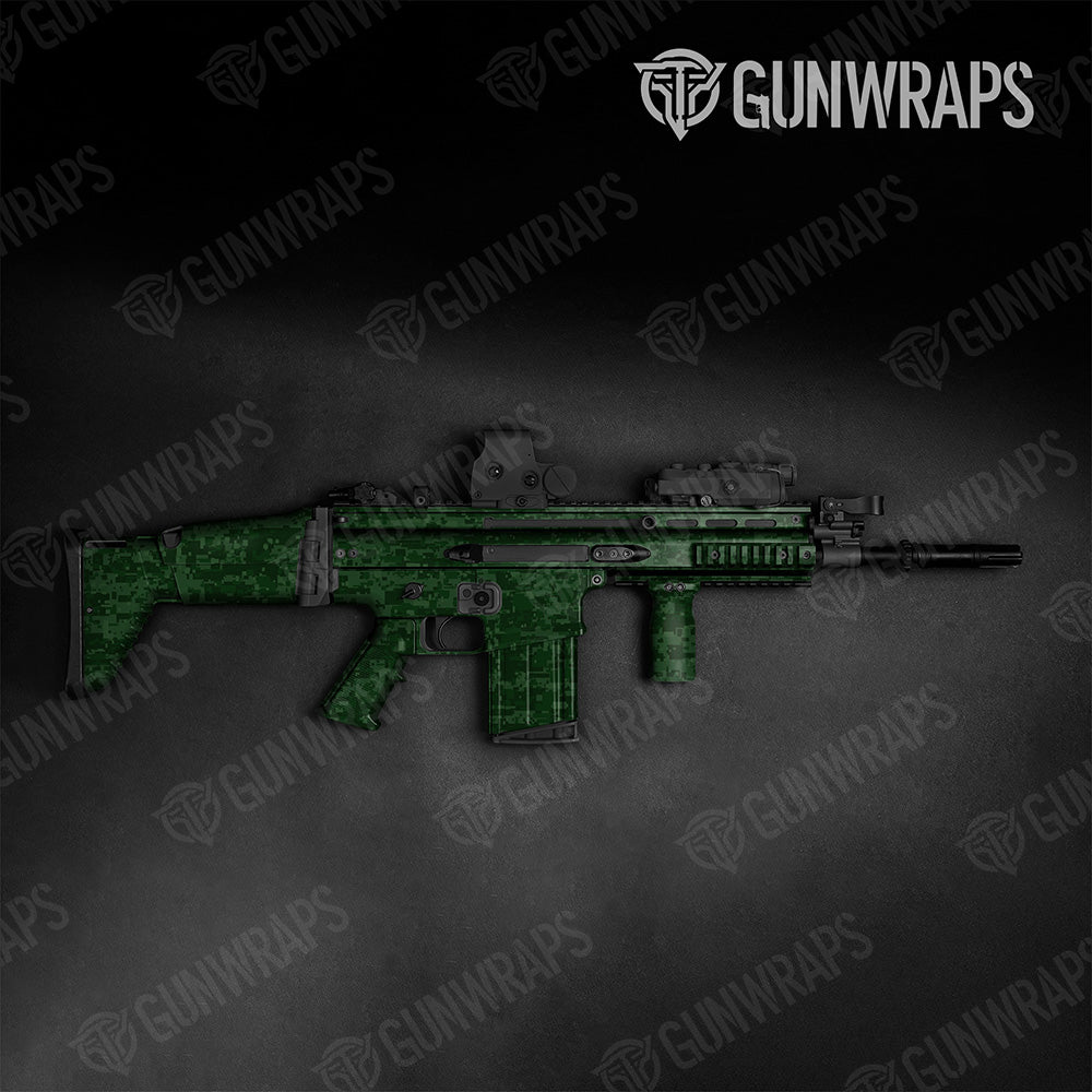 Tactical Digital Elite Green Camo Gun Skin Vinyl Wrap