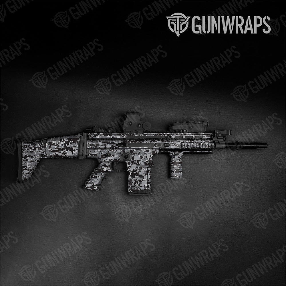 Tactical Digital Urban Night Camo Gun Skin Vinyl Wrap