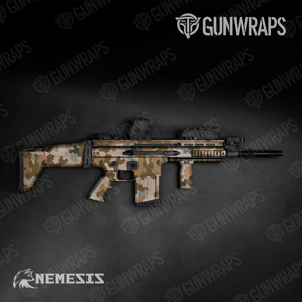 Tactical Nemesis Desert Scorpion Camo Gun Skin Vinyl Wrap