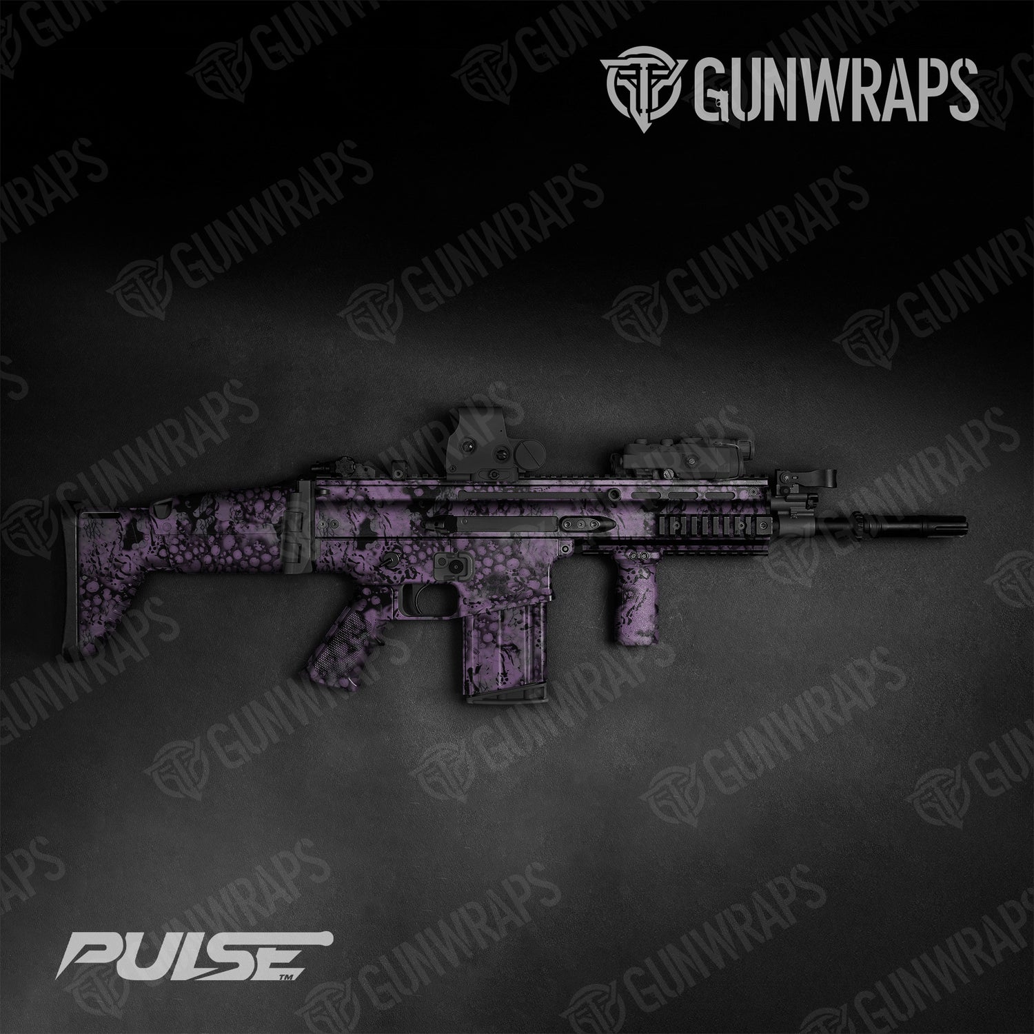 Tactical Pulse Galaxy Camo Gun Skin Vinyl Wrap