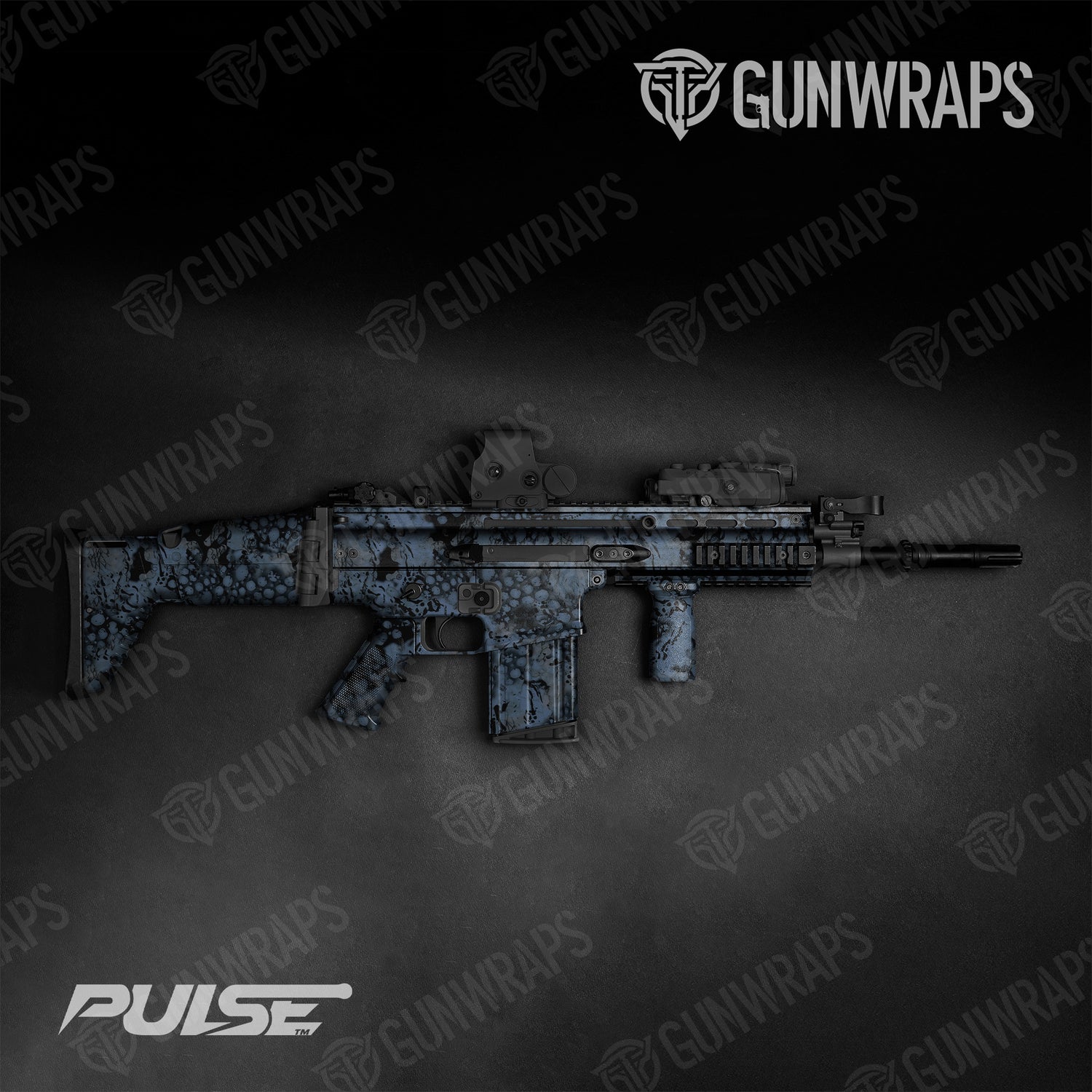 Tactical Pulse Riptide Camo Gun Skin Vinyl Wrap