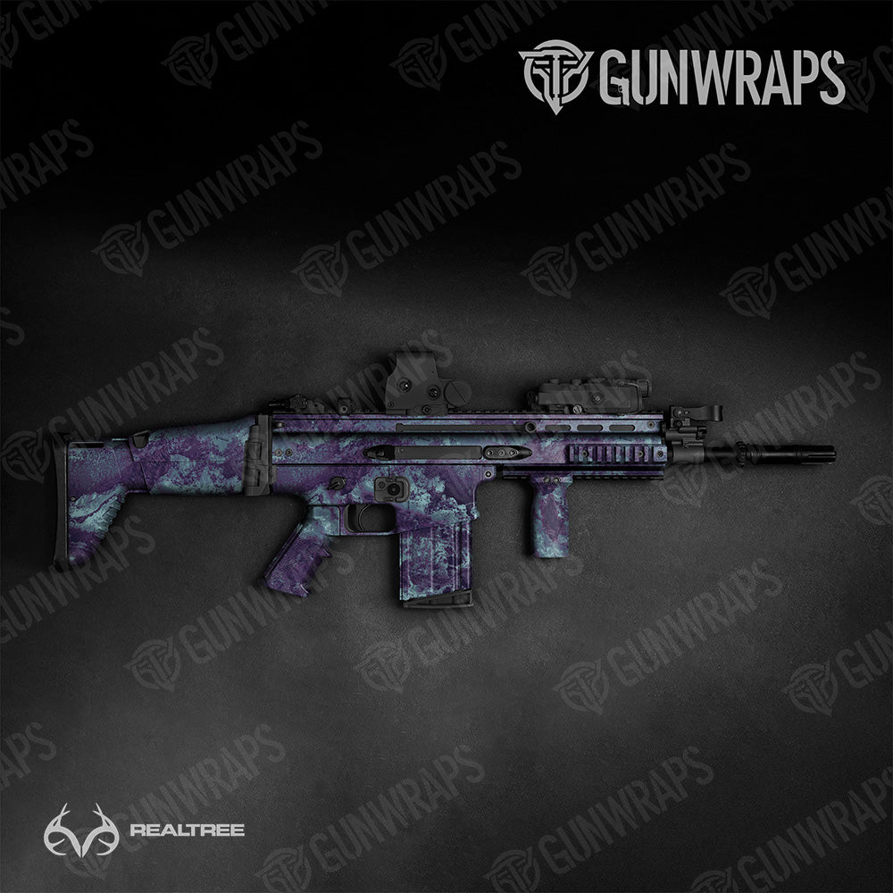 Tactical Realtree XTREME Frozen Grape Camo Gun Skin Vinyl Wrap