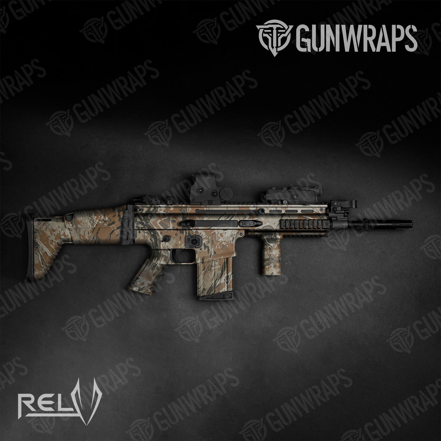 Tactical X3 RELV Copperhead Camo Gun Skin Vinyl Wrap