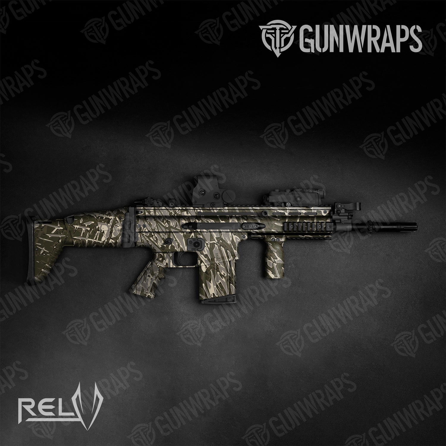 Tactical X3 RELV Dynohyde Camo Gun Skin Vinyl Wrap