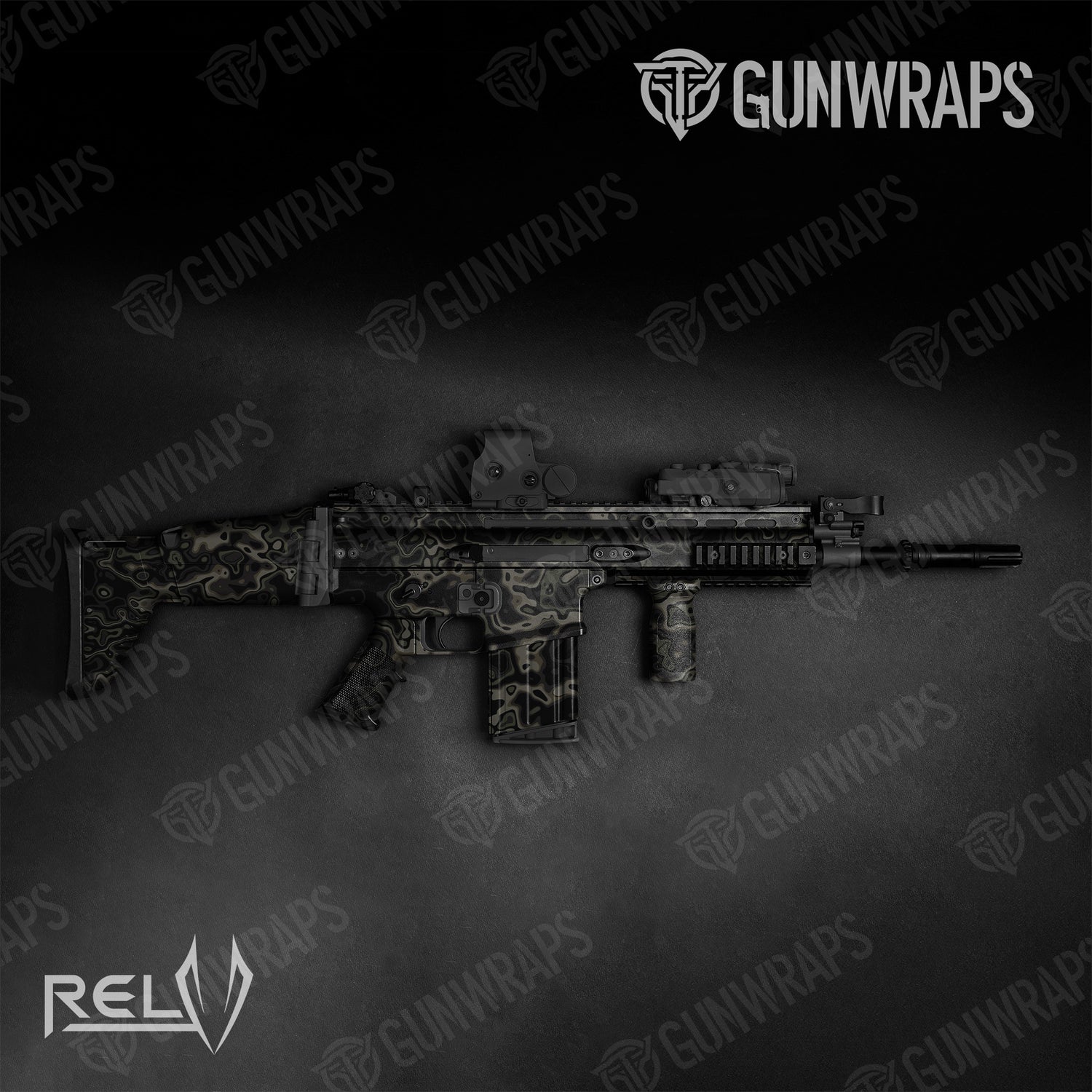 Tactical X3 RELV Marauder Camo Gun Skin Vinyl Wrap