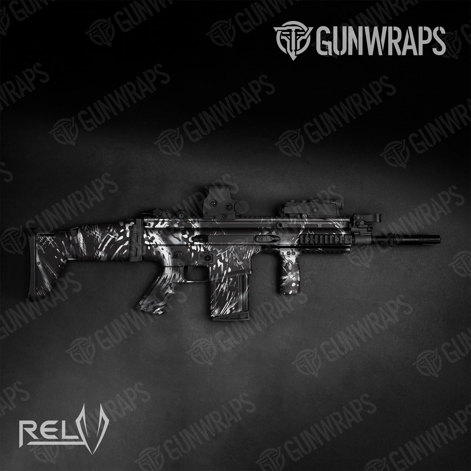 Tactical X3 RELV Medusa Camo Gun Skin Vinyl Wrap