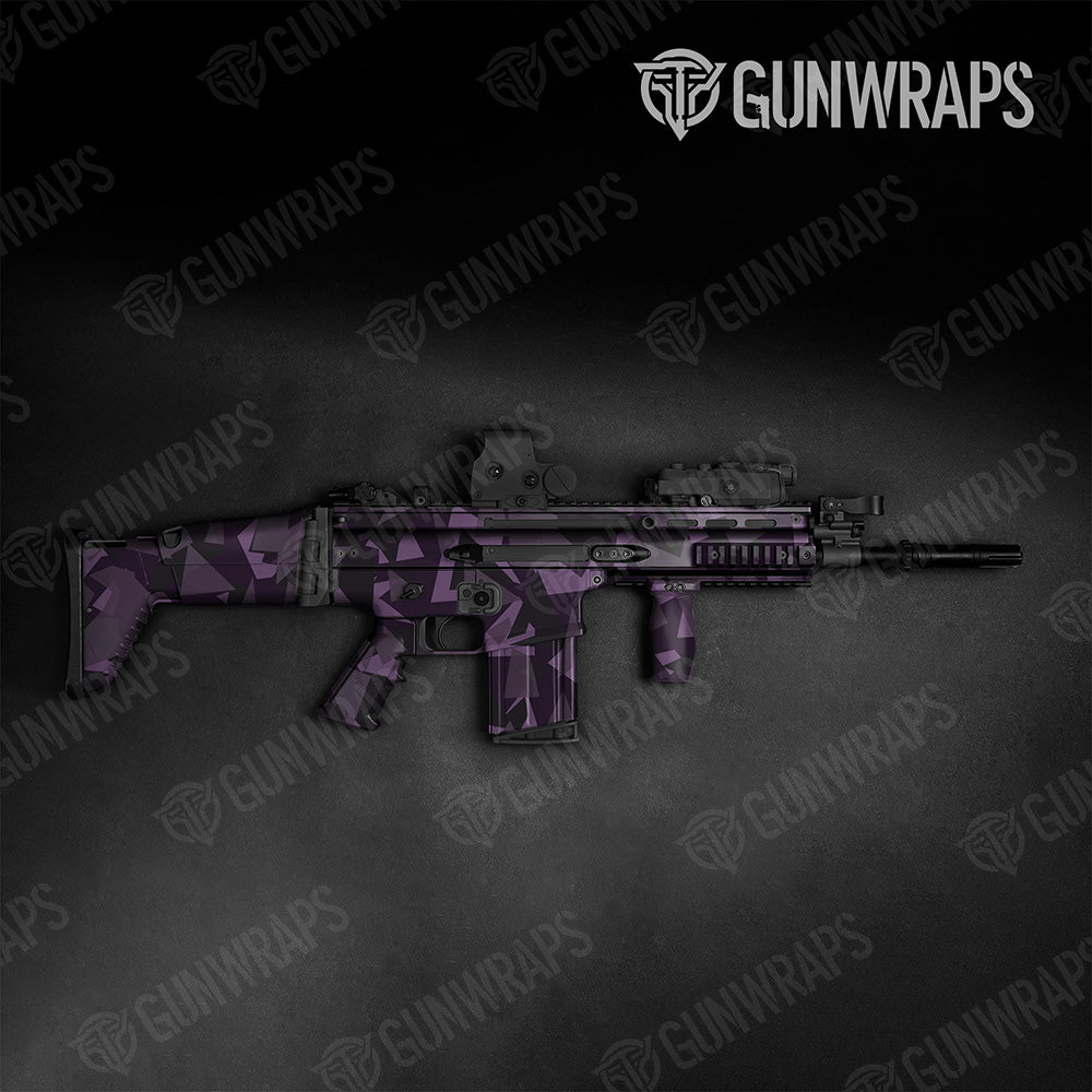 Tactical Shattered Darkwing Camo Gun Skin Vinyl Wrap