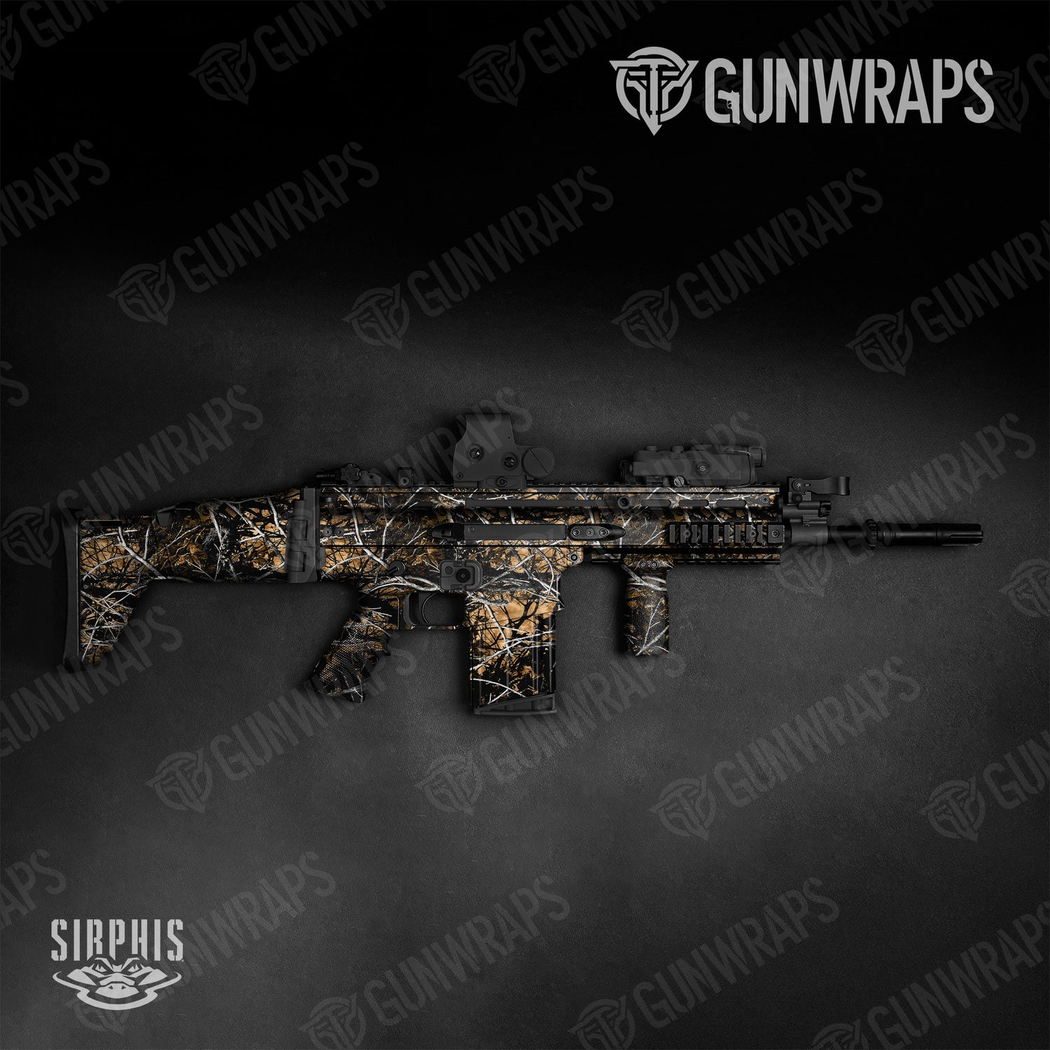 Tactical Sirphis Outshine Camo Gun Skin Vinyl Wrap