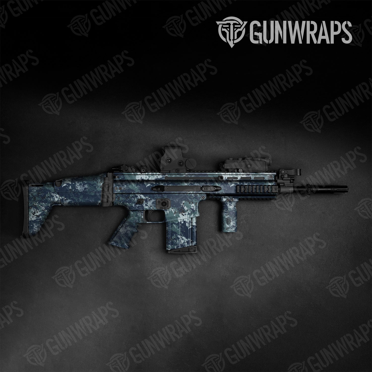 Tactical Substrate Saipan Camo Gun Skin Vinyl Wrap