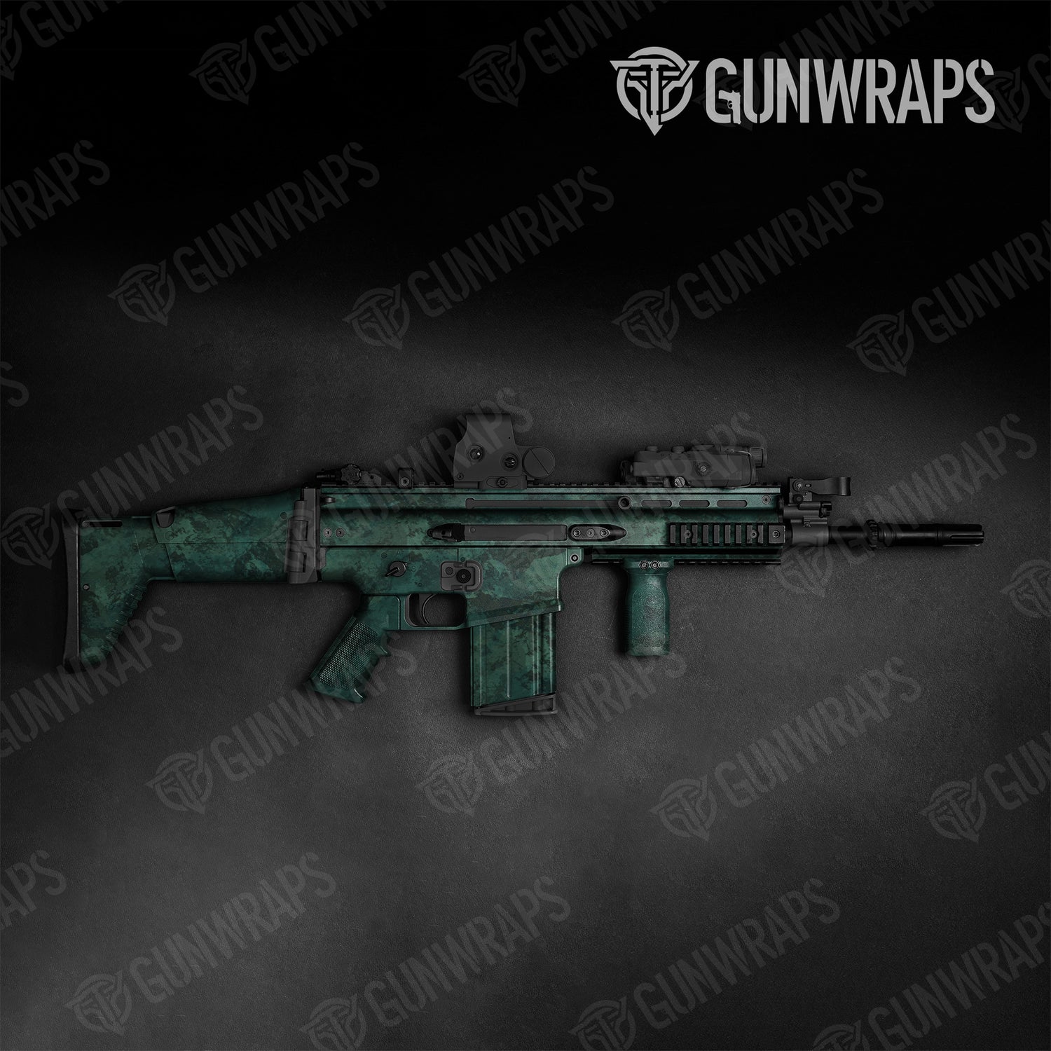 Tactical Substrate Sea Squawl Camo Gun Skin Vinyl Wrap