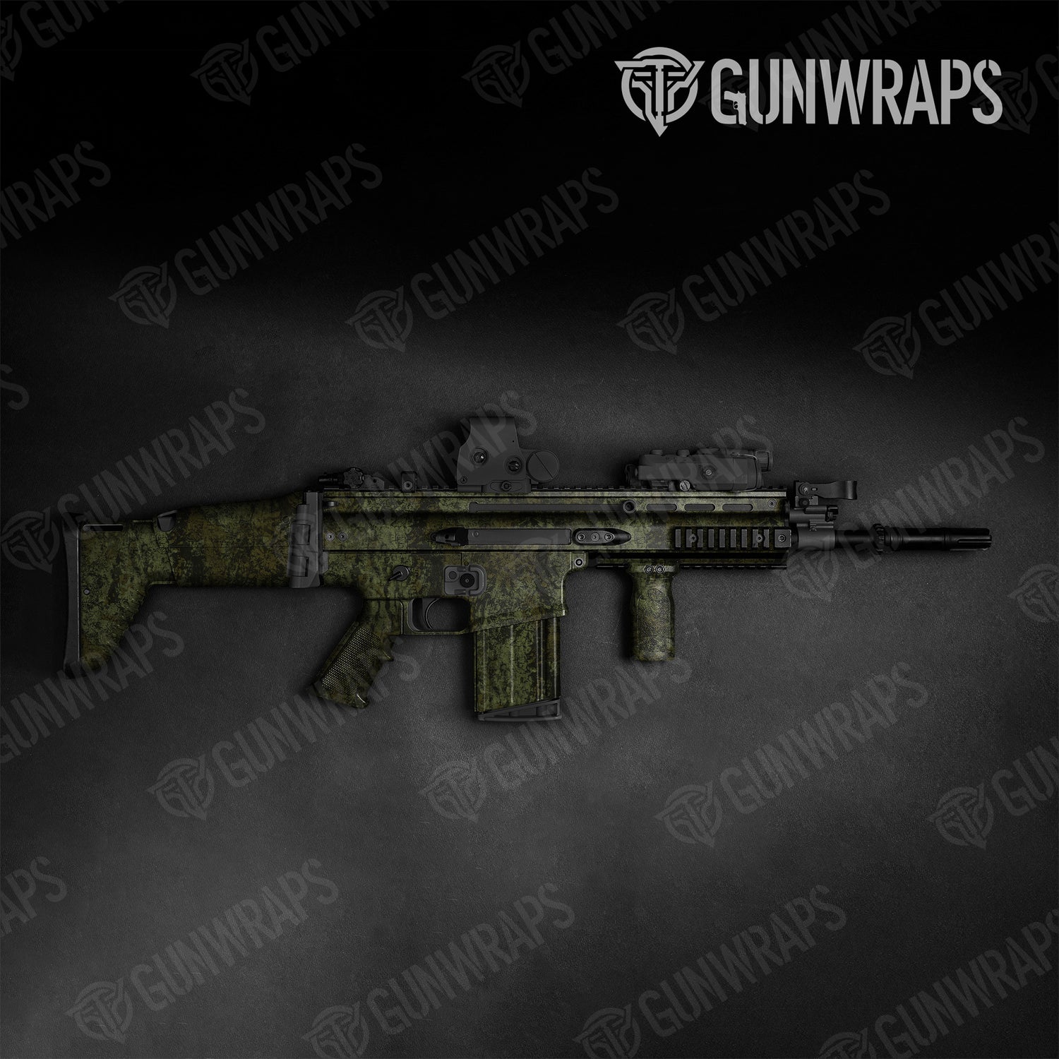 Tactical Substrate Shadowbark Camo Gun Skin Vinyl Wrap