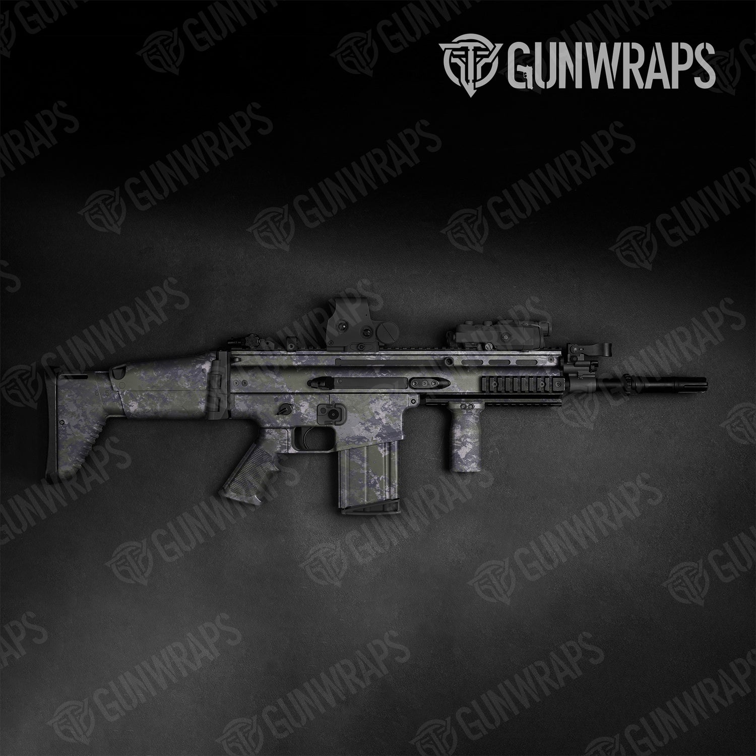 Tactical Substrate Submariner Camo Gun Skin Vinyl Wrap